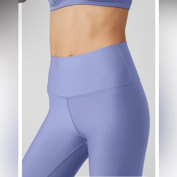 EUC ALO Yoga HIGH-WAIST AIRLIFT LEGGING - INFINITY BLUE Leggings Size Small - Picture 10 of 11